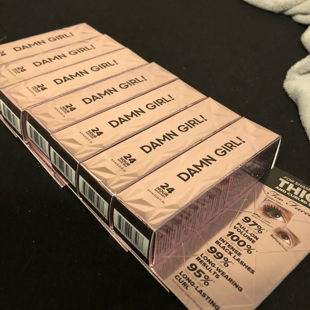 Damn girl too faced mascara